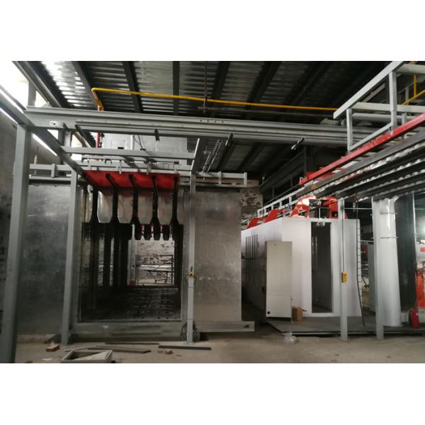 Industrial PLC Powder Coating Machine Oven For Compact Electrostatic Spraying Line