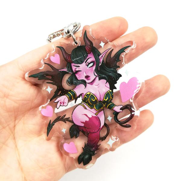 Customized Logo Epoxy Anime Figure Make Your Own Acrylic Keychain Charms