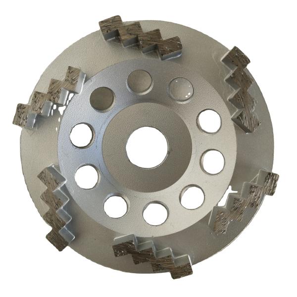 5" Serrated Diamond Grinding Wheels Concrete Floor Grinding Tool
