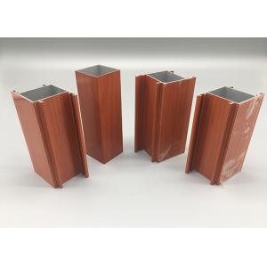 Cheap 6063 T4 Senegal Wood Finish Aluminium Profiles , Anodized Aluminum Extrusions wholesale