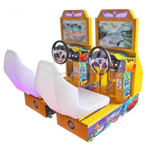 Plastic Racing Arcade Game Machine for Good Profit Picture Coin Operated Racing Car Game