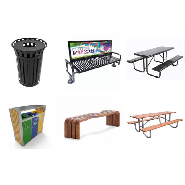 Unique Leg L2070mm W680mm Steel Garden Benches