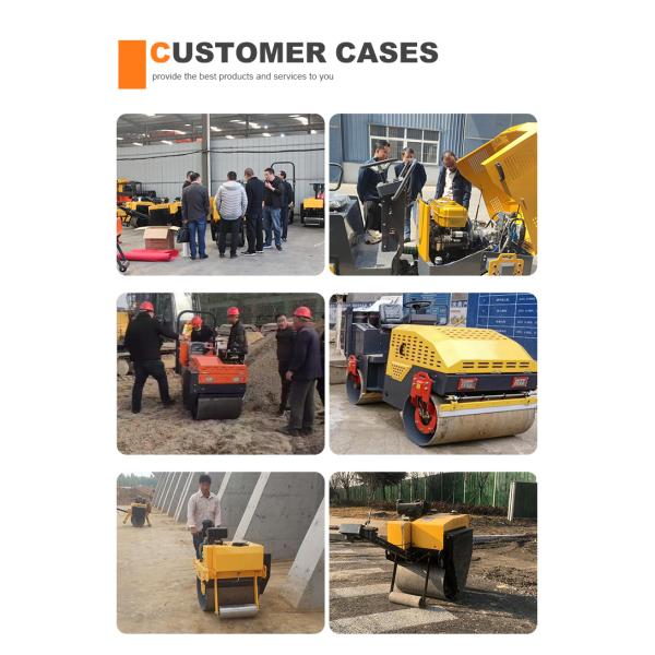 Kawasaki Hydraulic Valve Vibration Road Roller Compactor for Construction Project