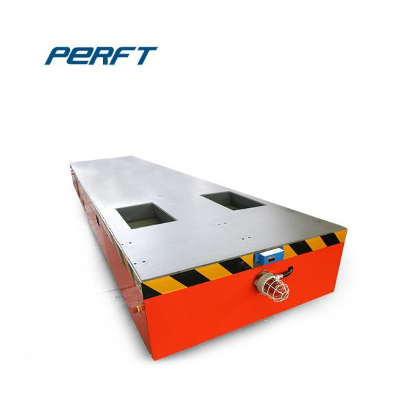 Steerable Industry Material Transfer Cart Battery Operated Steel Mill Used