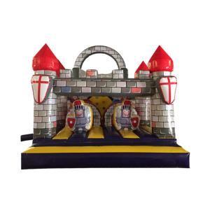 Cheap Durable Inflatable Castle Obstacle , Popular Inflatable Guard Castle Obstacle Course wholesale