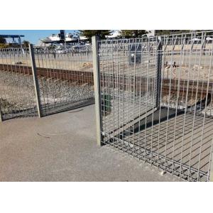 PVC coated BRC Roll Top Welded Wire Mesh Fence 100x300mm