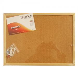 China Hot nature cork memo board with wooden frame on sale