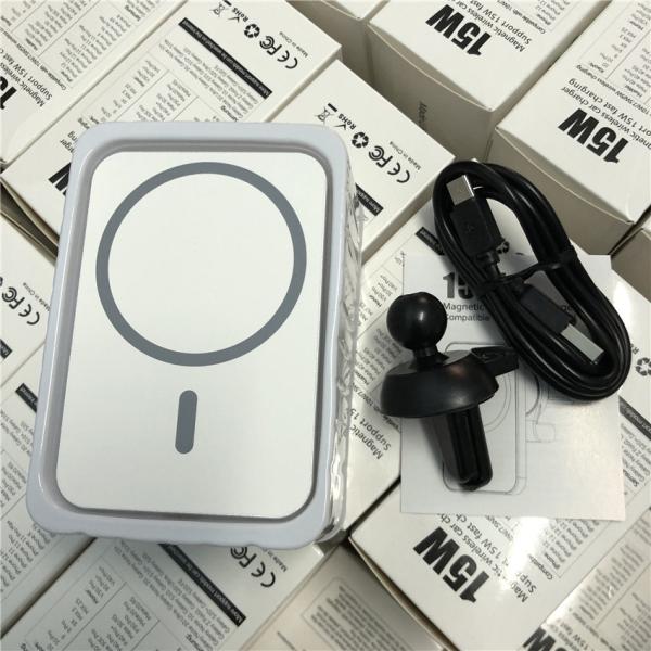 Magsafe Car Mount Magnetic Wireless Charger 9V 2A For Iphone 12 Pro Max