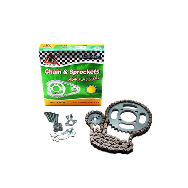 Factory custom steel YAYE 428H-100L chain sprocket set for DY100 CD110 Motorcycle