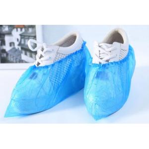 Cheap Antibacterial Blue Disposable Foot Covers , Disposable Shoe Protectors wholesale