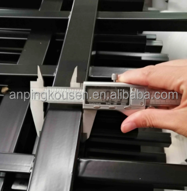 Galvanized Zinc Steel Picket Fence Australian Custom Steel Fence Panel's 6x8 Fence Panels