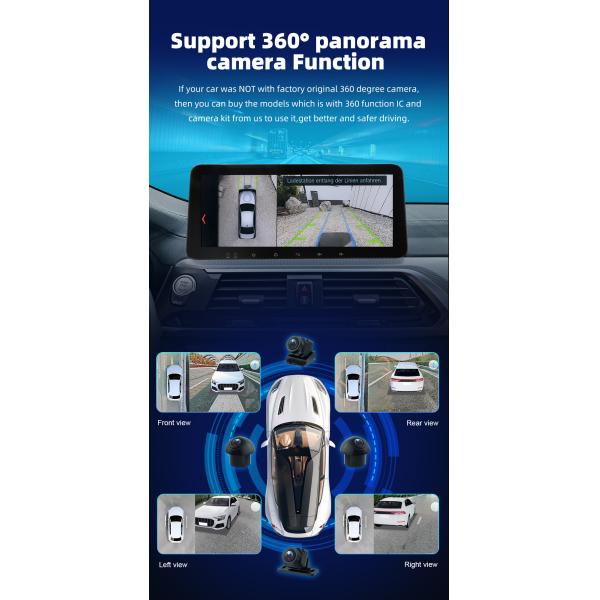 Universal 10.33 Inch Carplay 360 Camera Android12 Screen FM/USB/SD/Aux Radio Double Din Navigation GPS Car Stereo DVD Player 4 64G