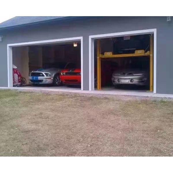 TP430 Hydraulic Cylinder 4 Post Parking Lift 3000kg Lifting Capacity For Home Garage