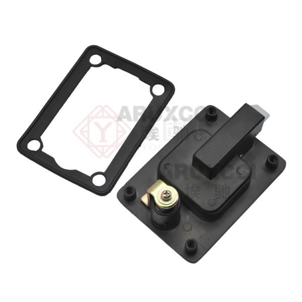 Silent Generator Set Door Paddle Latch Lock Iron Panel Board Lock 108*80MM