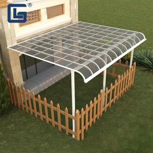 Cheap Sunproof Aluminum Awning Canopy Modern Patio Covers 300mm Panel wholesale