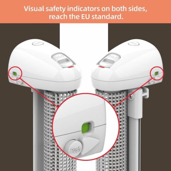 Retractable Pet Baby Safety Sliding Gate Adjustable Baby Gate Automatic Rebound