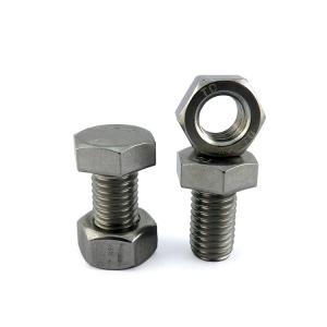 M6 Hex Head Bolt 316 Stainless Steel DIN 933 800MPa