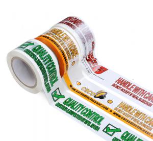 China Mailing Printed BOPP Tape 0.04mm - 0.2mm Up To 8 Colors Customized on sale