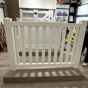 Cheap 1.2m High Long Lifespan White Pvc Pool Fence Easy To Clean Corrosion Resistant wholesale