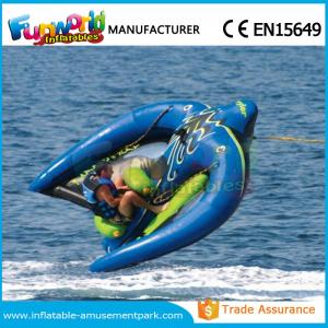 Cheap 0.9mm PVC Tarpaulin Manta Ray Water Toys Flying Water Boat Inflatable Raft Boat wholesale