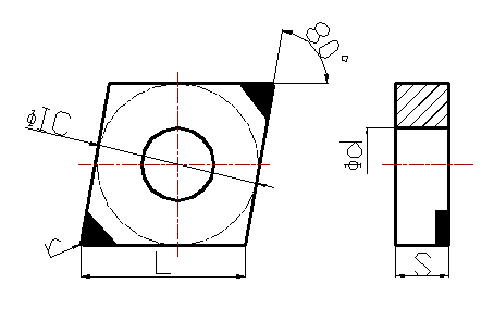 Heavy Interrupt PCBN Inserts BN-H21 CNGA120408/120412 Turning Gears End Surface