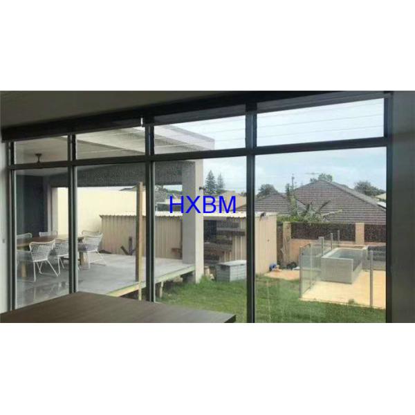 European style double glazed powder coated aluminium sliding glass doors for commercial project