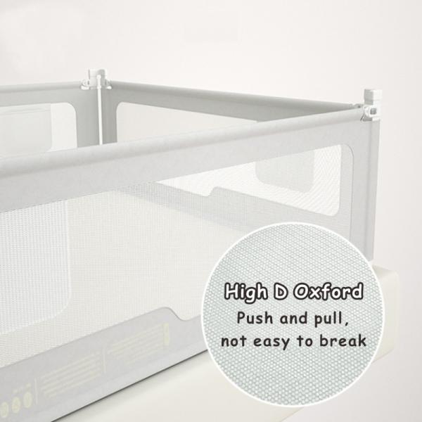 Durable Kindergarten Baby Bed Rail Bumper Practical Oxford Fabric