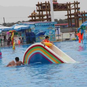Fiberglass Water Pool Slide in Medium Water Playground ( XPH-001 )