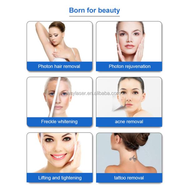 110-240v Professional IPL Laser Hair Removal Machine SHR Freckle Removal