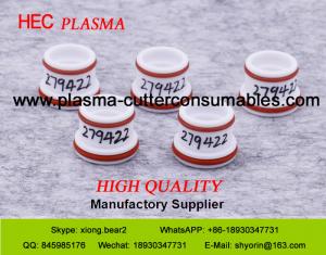 Cheap Silver Electrode Swirl Ring 279458 / 279422 For Kaliburn Spirit 400 Plasma Cutting Torch Body wholesale