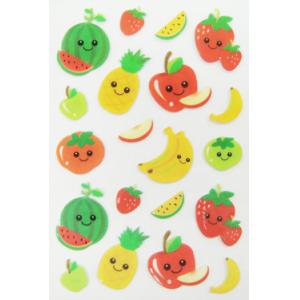 Buy cheap Pretty Design Custom Puffy Stickers / Puffy Fruit Stickers Easy Removable from wholesalers