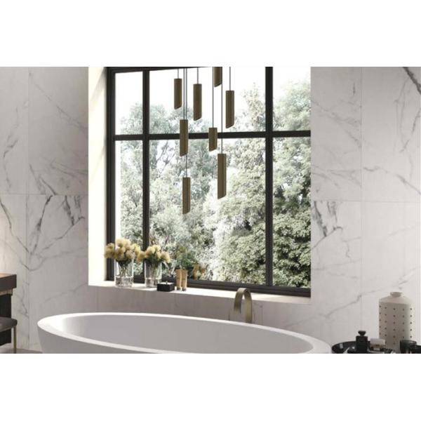 Matt Finish Carrara Ceramic Wall Tiles 300 X 1200 Mm Size 3D Inkjet Printing