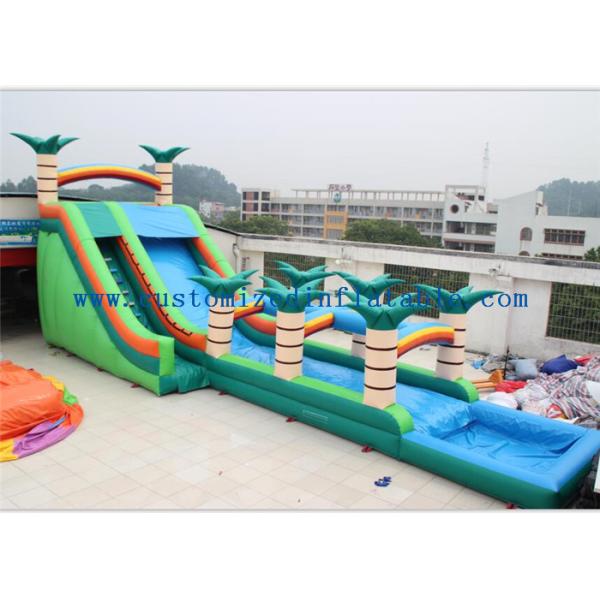 Colorful Funny Toy Kids Inflatable Water Slides For Outdoor Amusement Park