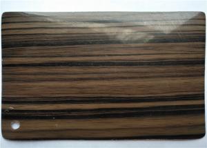 Cheap High Gloss Wood Grain Pvc Vinyl Cabinet Doors 0.30mm 0.50mm Thick wholesale