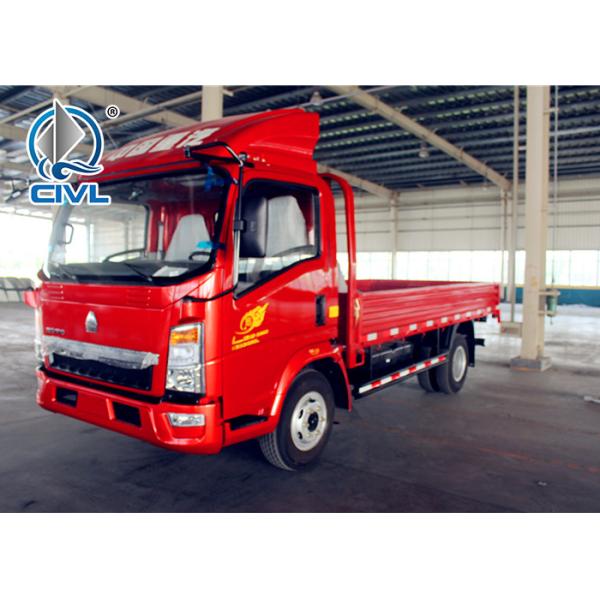 HOWO 4T Light Duty Commercial Trucks Commercial Box Truck ISO