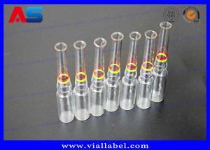 Cheap Injection Pharmaceutical Glass Ampoules With Green Ring / Yellow Ring wholesale