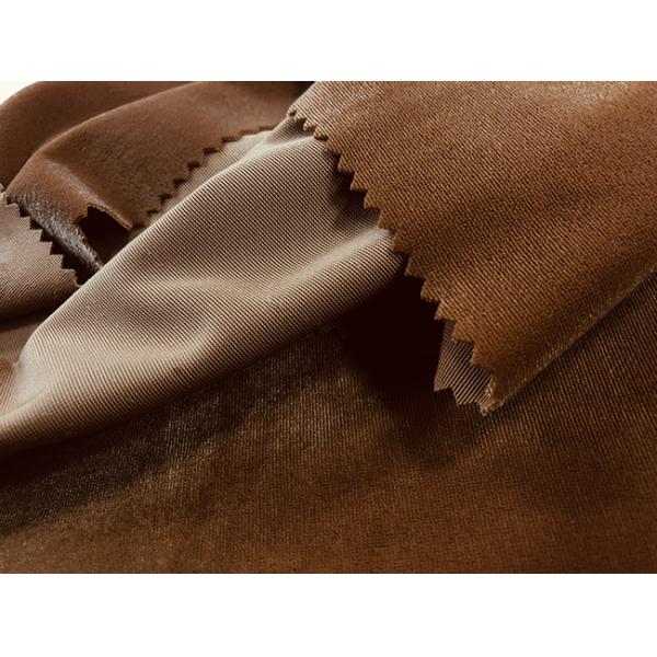 320GSM Micro Velvet Fabric / 92% Polyester Velvet Fabric for Home Textile Bronze