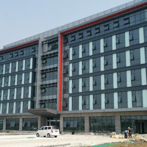 China Hospital Building Aluminum Glass Curtain Wall Facade Modern Design on sale