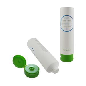 PCR plastic tubes recycled cosmetic tube packaging Shampoo Lotion Transparent