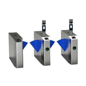 China Face Recognition 100W Retractable Flap Barrier Turnstile on sale