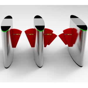 China RFID Card Wheelchair Lane Brushless Motor Retractable Flap Barrier on sale