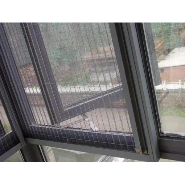Polyester 90gsm Pleated Insect Screen For Windows