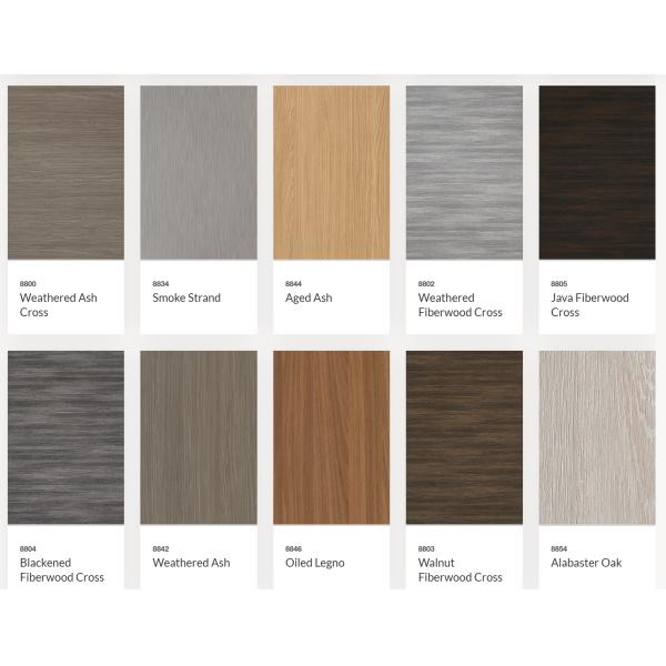 Laminate Formica finish samples