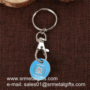 China Super store trolley cart coin key holder, China supplier wholesale trolley coin key rings, on sale