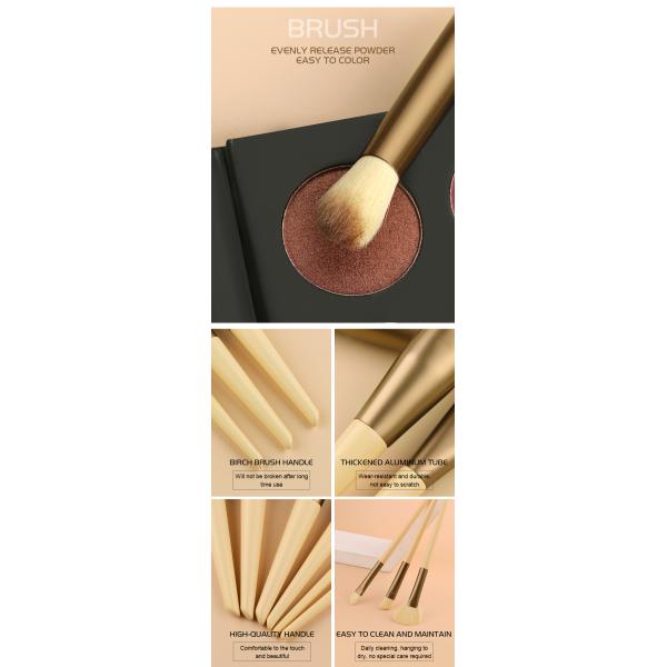 Yellow 12pcs Nano Wool Travel Makeup Brushes Set Nano Wool Travel Cosmetic Brushes
