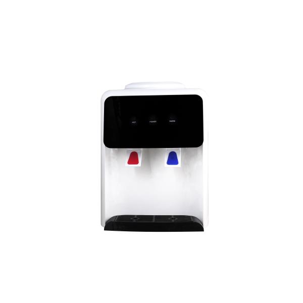 White And Black Mini Desktop Water Dispenser Cooler With Electronic Cooling