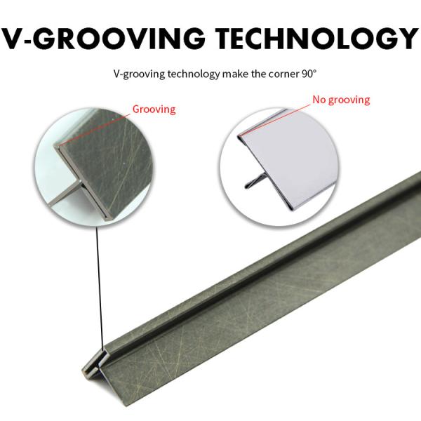 316L Stainless Steel Floor Transition Strip 2.7m 2.8m T Type For Decorative Indoor