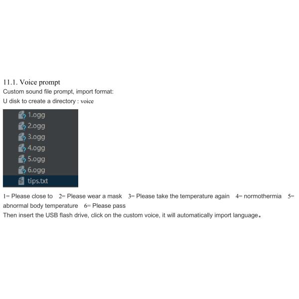 TR08D Free SDK API Face Recognition Terminal Customized With Multiple Detection