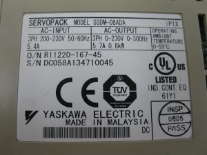 Cheap New and Original Servo Drive Yaskawa Output 4.4 SERVO PACK 800Watt SGDM-08ADA wholesale