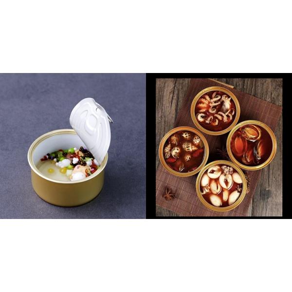 Custom Metal Ring Pull Cannabis Tin Packaging Empty Tuna Fish Tin Can